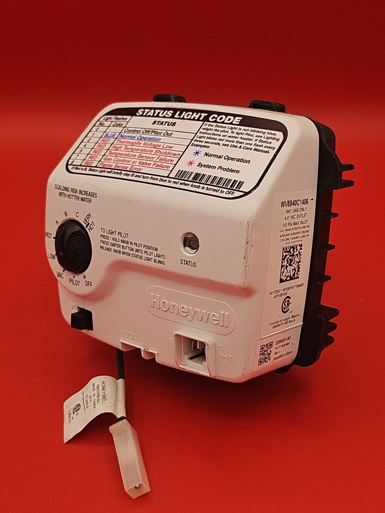 Honeywell Water Heater Gas Control Valve WV8840C1406  SHIPS FREE / Can Expedite