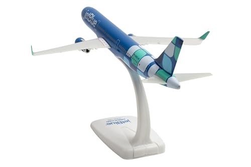 SkyMarks Flight JetBlue A321 1/200 Scale Die-Cast Style Injection-Molded Plastic