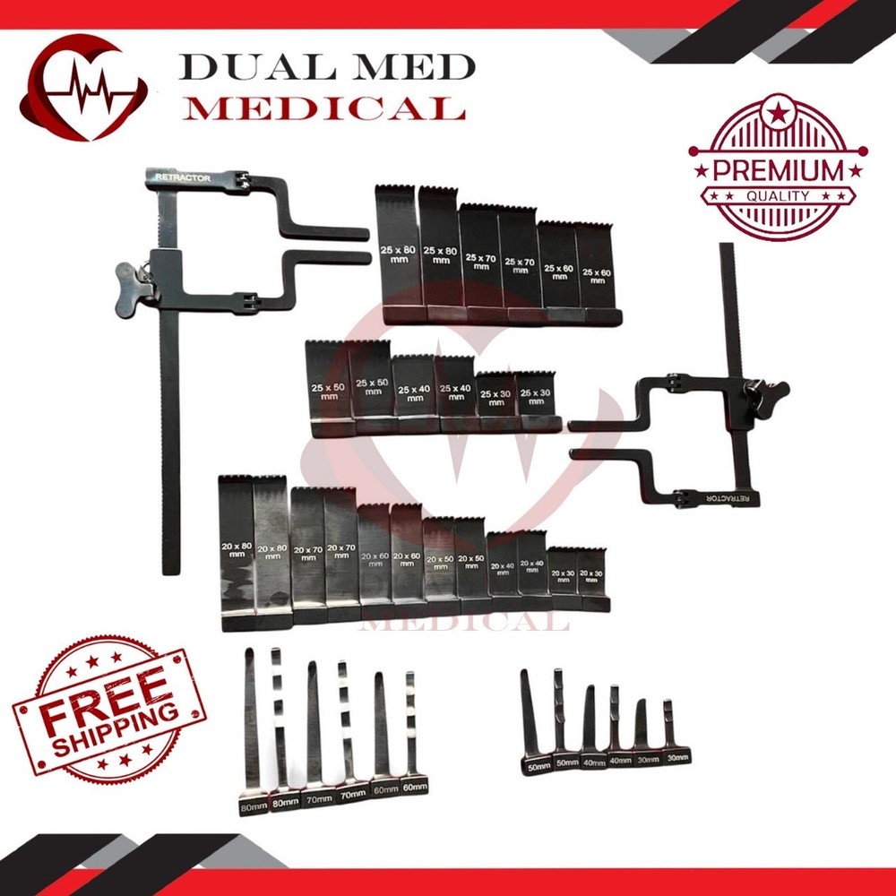 New McCulloch Lumbar Retractor System Orthopedic Spine Instruments Set A+