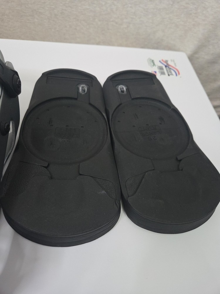 Ride A-4 Mens Snowboard Bindings 2025-LARGE-BLACK