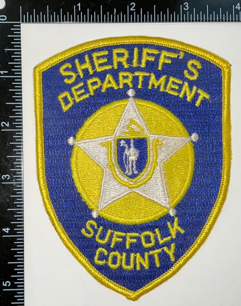 Suffolk County MA Massachusetts Sheriff's Department Patch