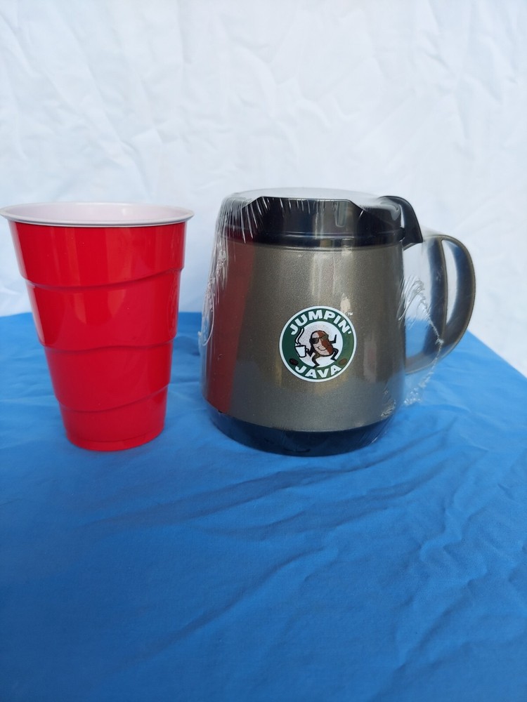 Thermo-Serve Coffe Mug Silver Jumpin' Java