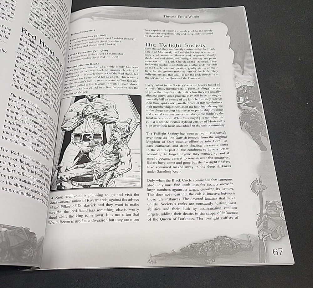 Enemies Within- Wraith Recon RPG New For Use With 4th Edition DnD