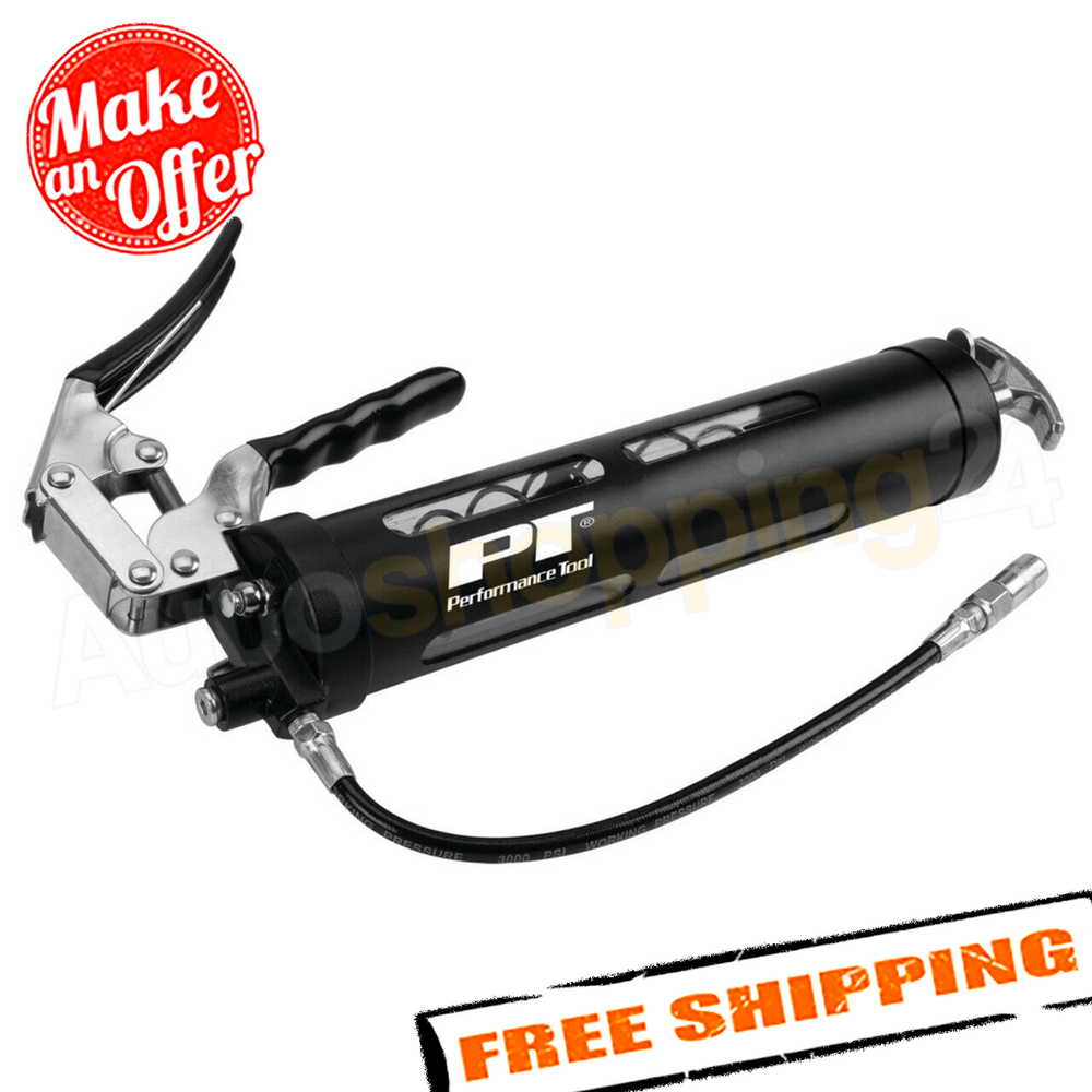 Performance Tool W54294 Clear View Pistol Grease Gun