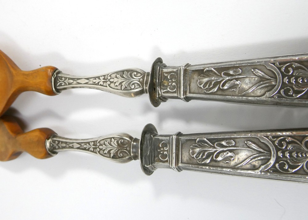 Silver Cutlery Salad Cutlery Circa 1850