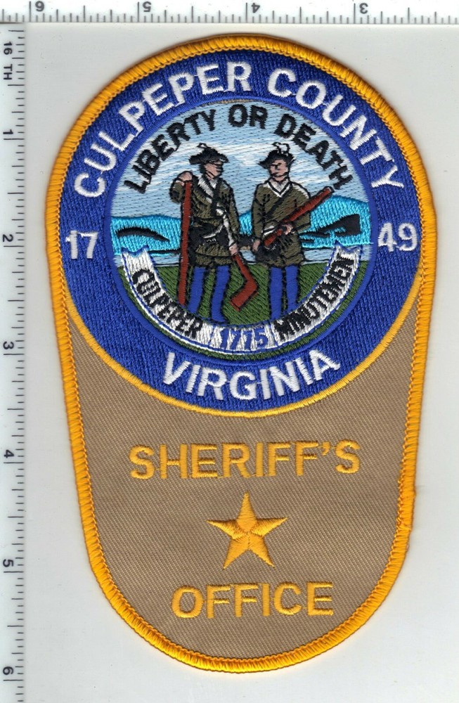 Culpeper County Sheriff (Virginia)  Shoulder Patch