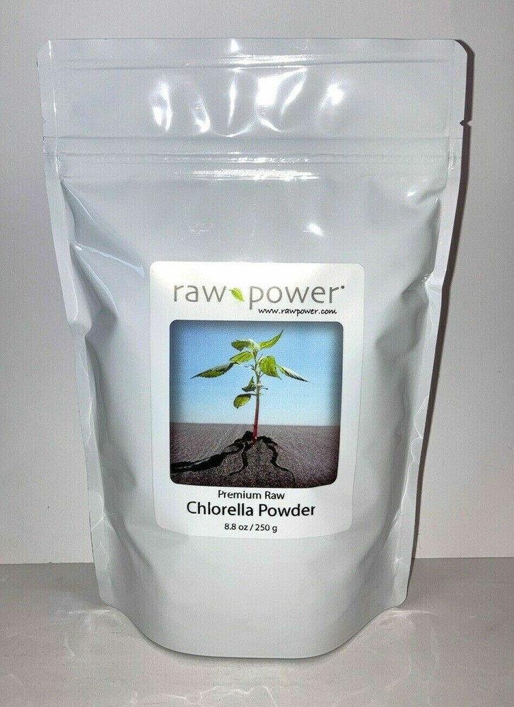 Chlorella Powder, Premium (8.8 oz, 100% raw/pure, no additives)