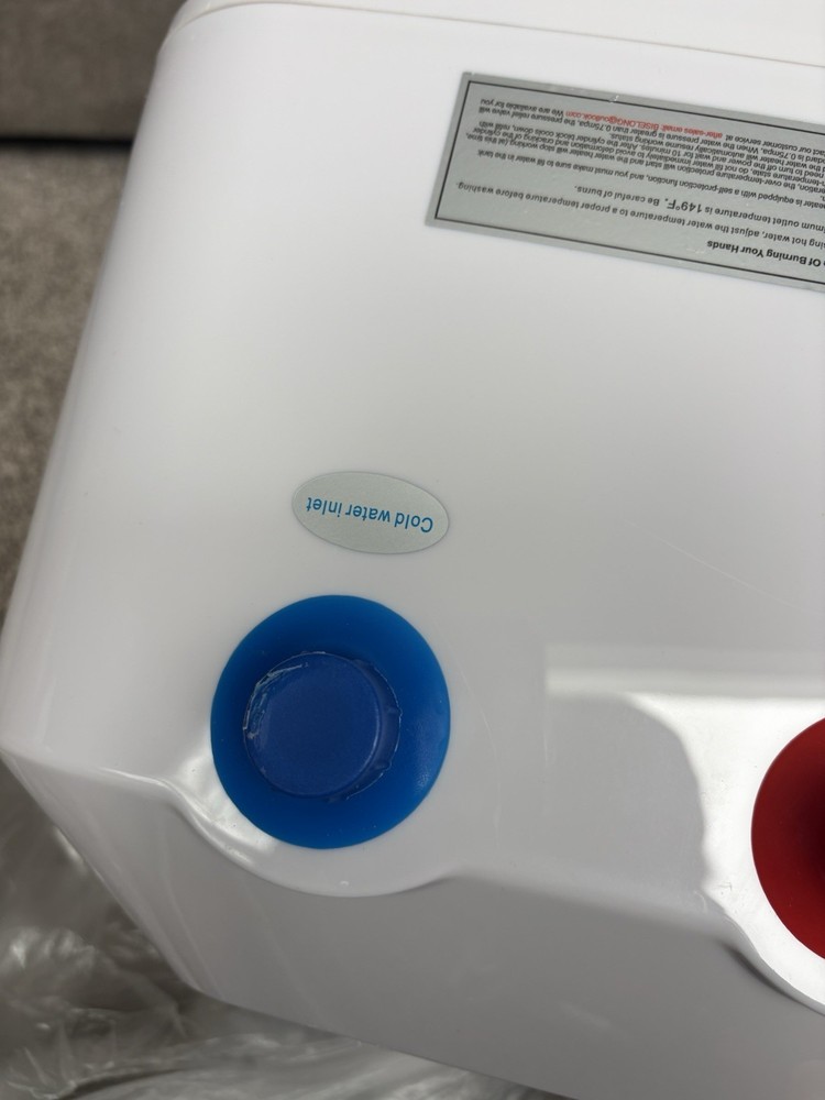 2.5 Gal Under Sink Water Heater 1500W 120V Mini RV Kitchen w/ Hoses