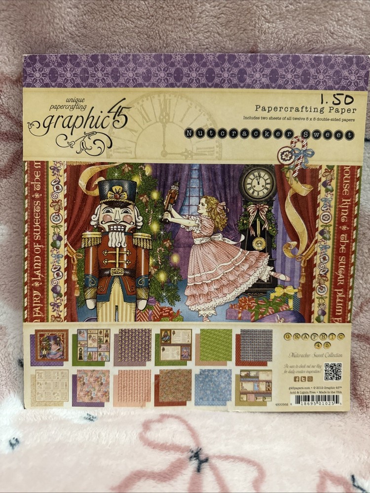 Graphic 45 Nutcracker Sweet 8” X 8” Double-sided Paper 2012