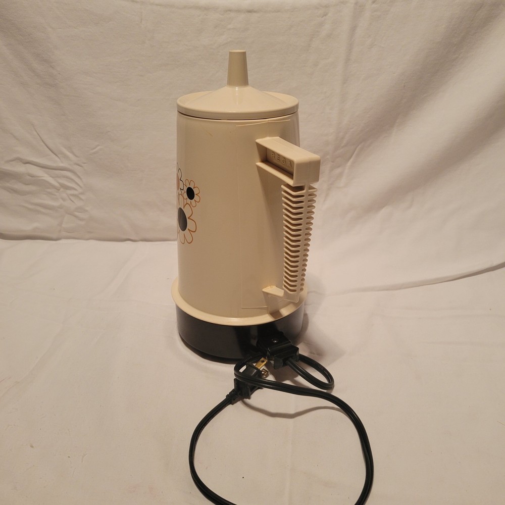 Vintage Regal Poly Perk 4 To 8 Cup Automatic Percolator