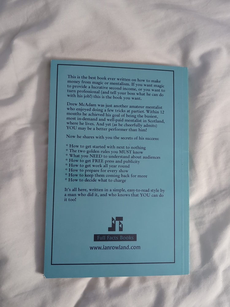 Making Money From Magic Book By Drew McAdam 2004