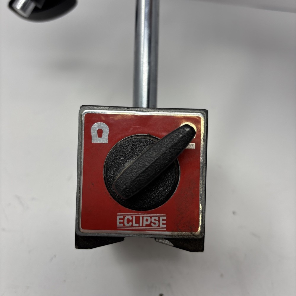 Magnetic Indicator Base Holder Lot of 3 Eclipse Central W/ CDI Dial Indicator