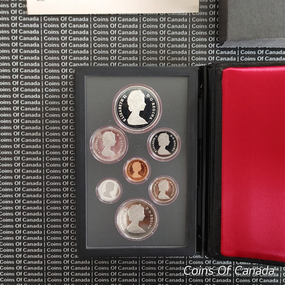 1982 Canada 7 Coin Proof Set - With Special Edition Silver Dollar #coinsofcanada