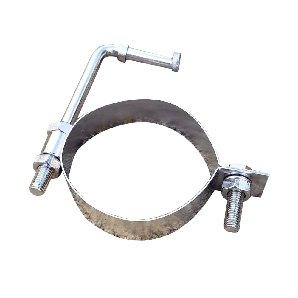 4" Universal Stainless Backbox Hanger Exhaust Bracket Silencer Mount Bar Strap
