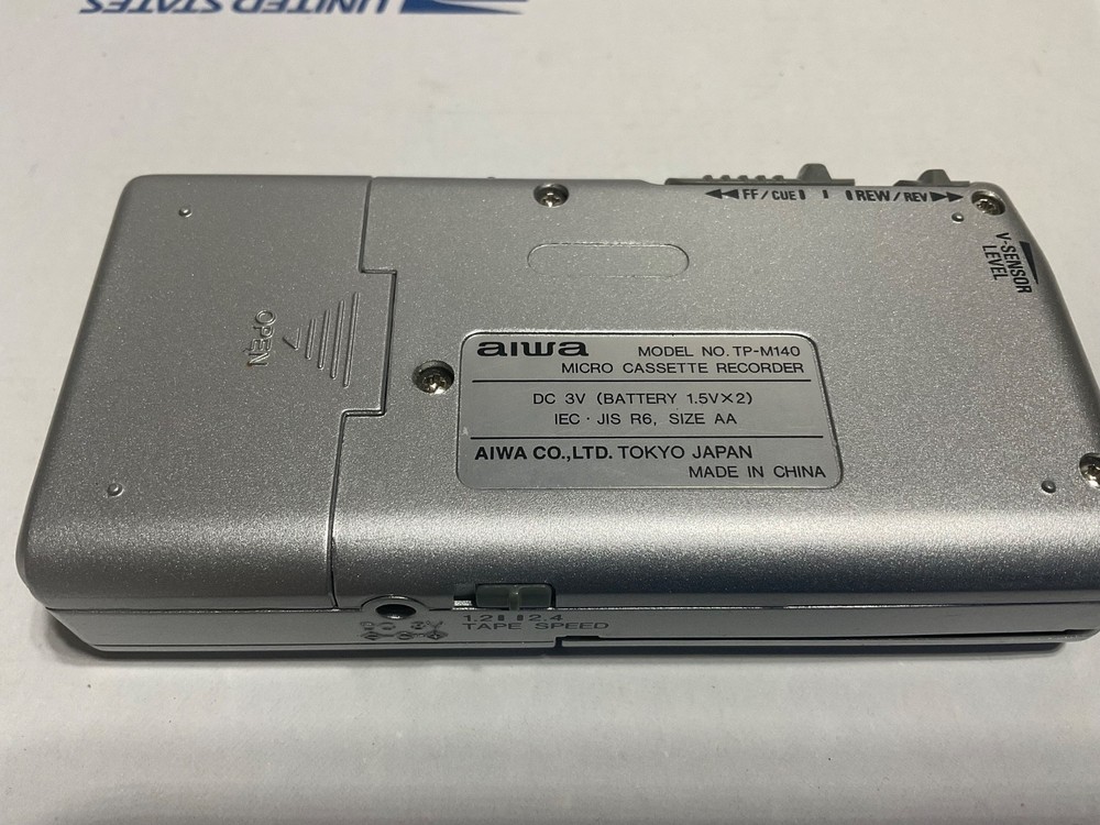 Aiwa TP-M140 Microcassette Recorder Voice Activated Vsensor