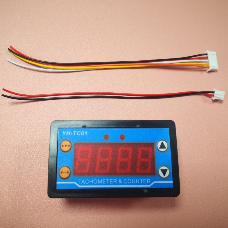 Tachometer Gauge Engine Hour Meter-Alert Speed Meter Hour Meter 4-Digit Counters
