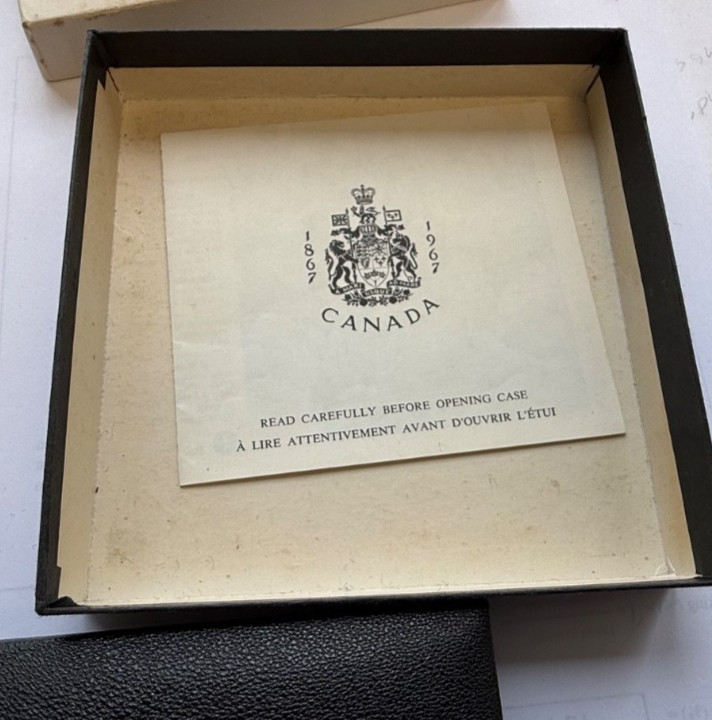 Canada 1967 Proof Set With $20 Gold