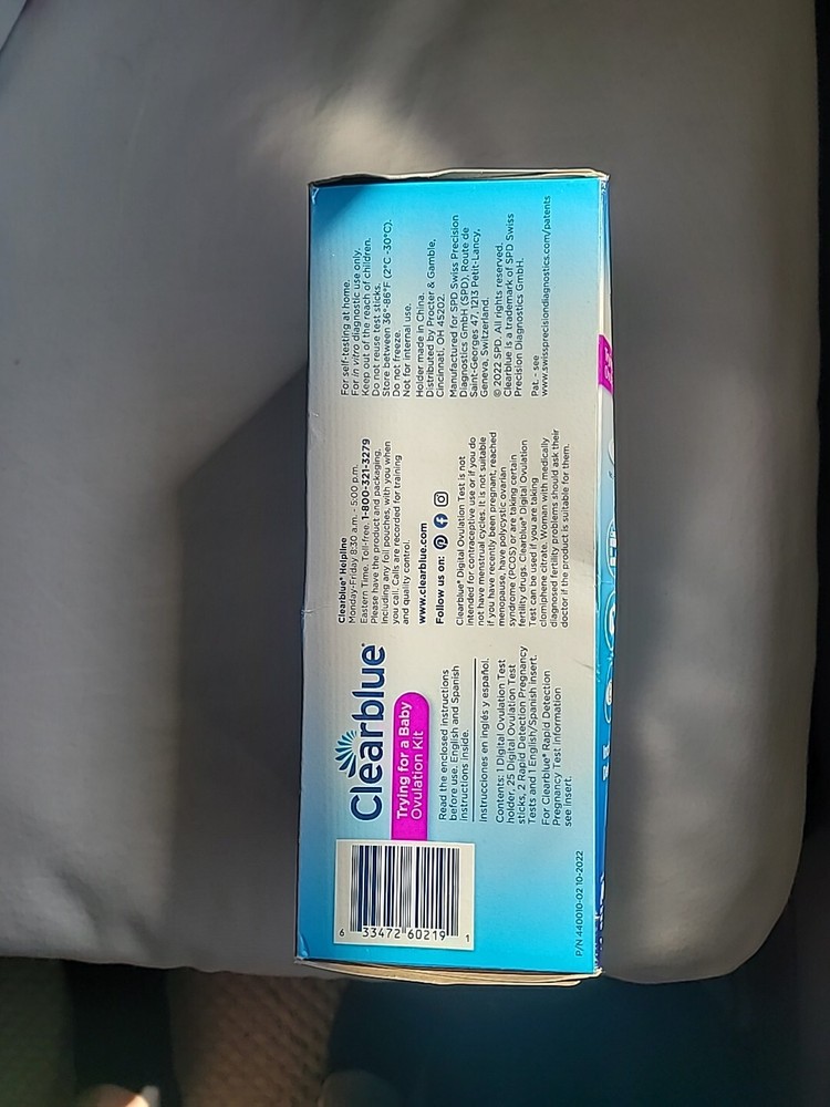 Clearblue ovulation kit- 75 Ovulation and 6 Pregnancy Tests. BUNDLE and SAVE!