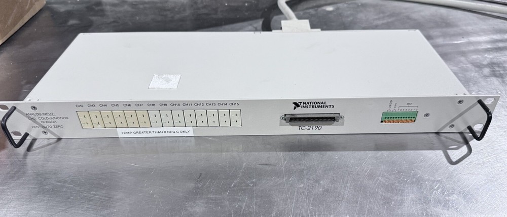 National Instruments TC-2190 THERMO COUPLE INTERFACE, w/Cord