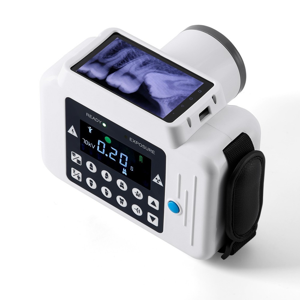 Dental X Mobile Unit Rayos Digital Machine LCD Screen +Sensor 2 No Shield