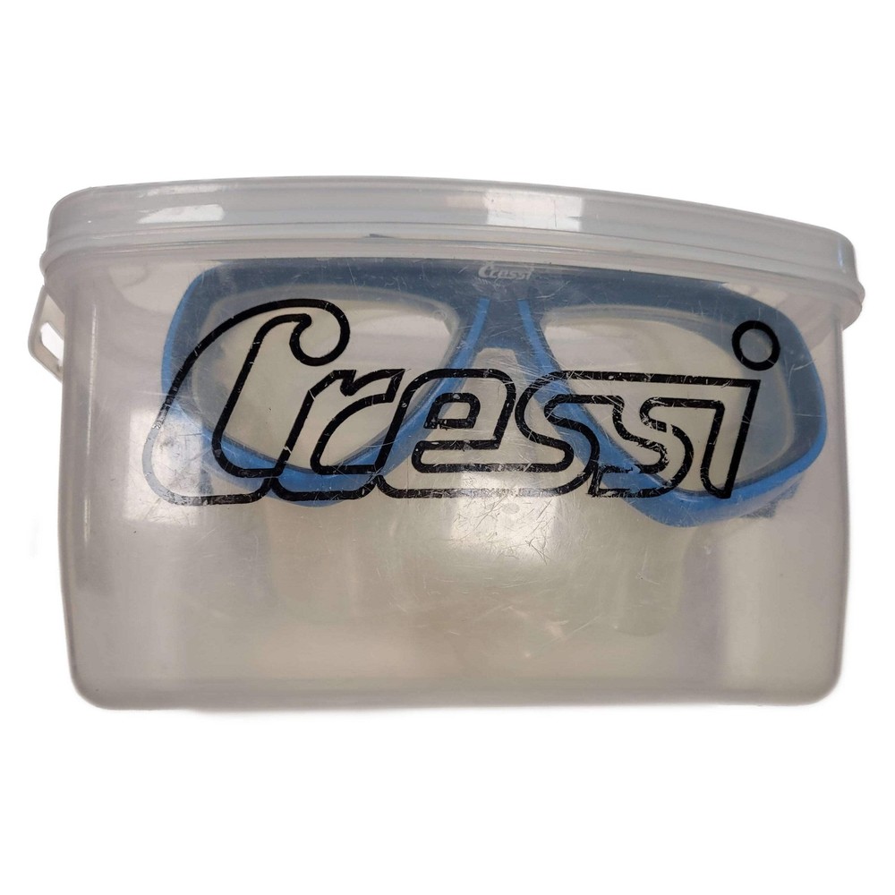 Cressi Focus Dive Mask Blue & Black with Case
