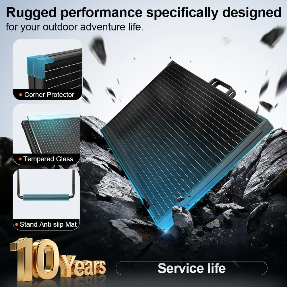 Lightweight Foldable Solar Charger for Efficient Energy on Camping Trips