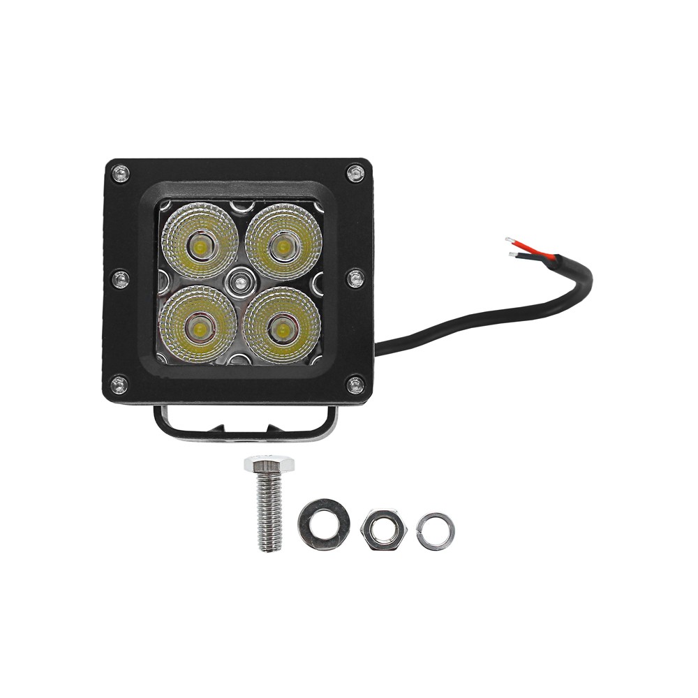 Flood Light 4-LED 3" Double Row High Power