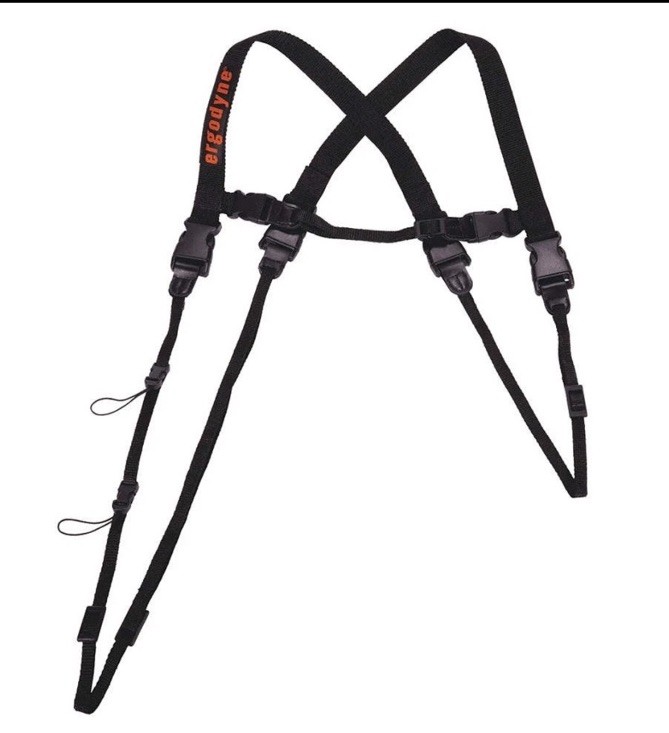 ERGODYNE SQUIDS 3132 Harness,Black, Large