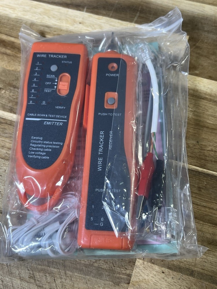 Wire Tester RJ45 RJ11 Cable Tracker Line Finder Multifunction Wire Tracker Ether