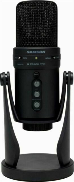 Samson G-Track Pro Professional USB Condenser Microphone with Audio.. -OPEN BOX