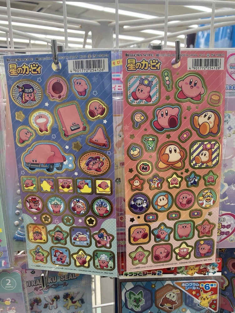 Japan Kirby sticker Seal 2Set