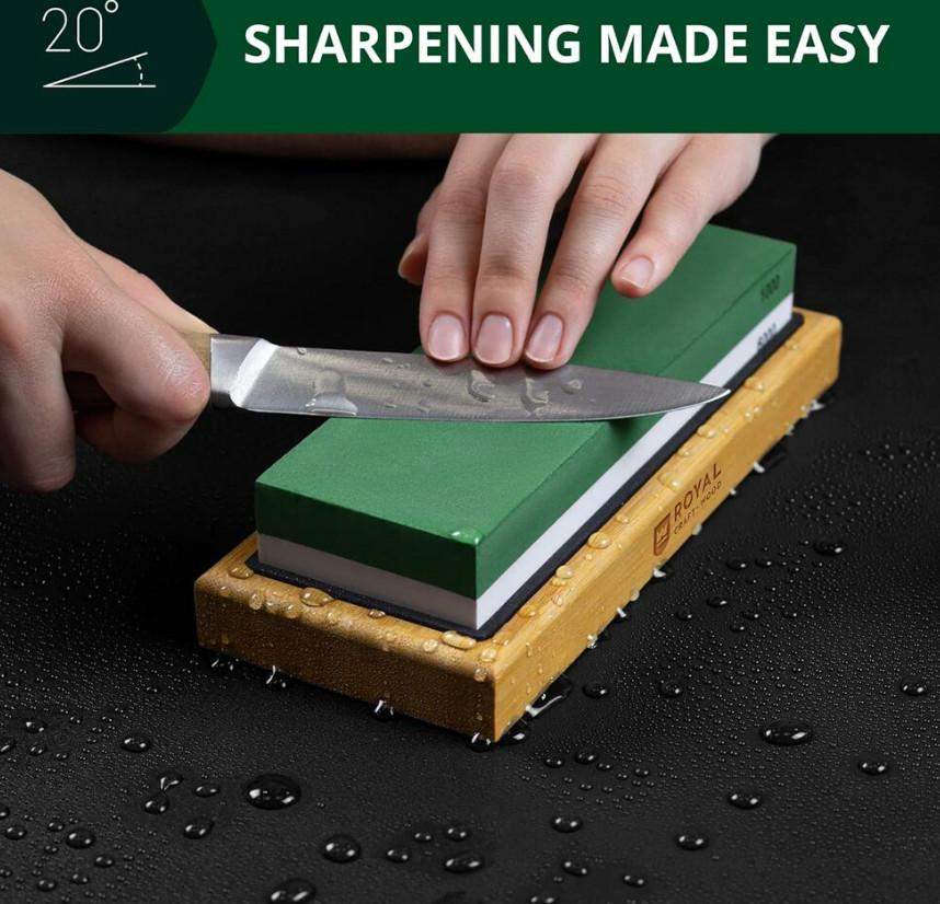 Royal Knife Dual Grit Sharpening Stone
