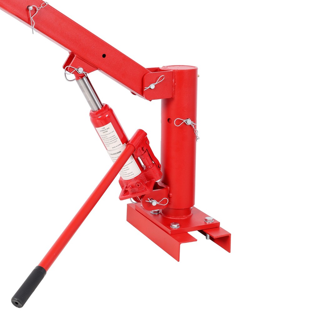 Heavy-duty crane, extended lock position rotating base