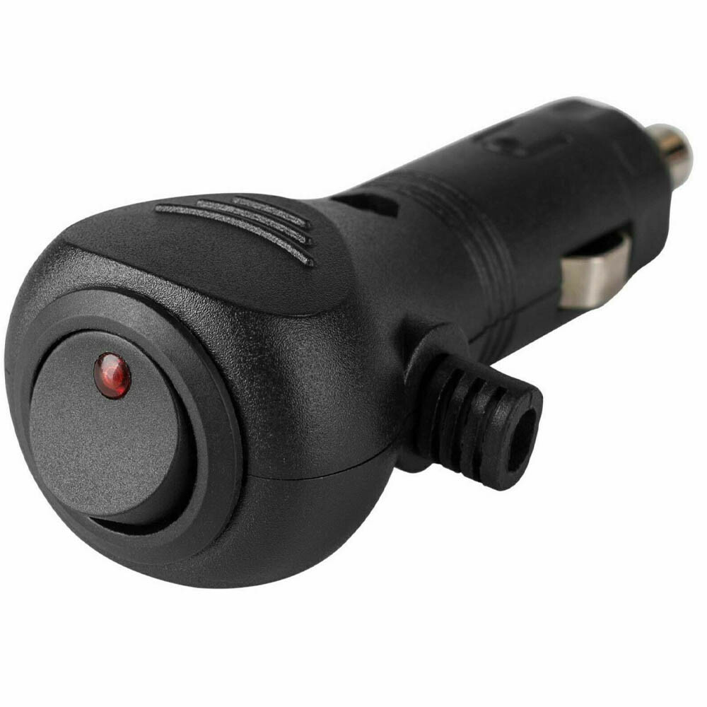 2/4x 12V DC Car Cigarette Lighter Cable Adapter Plug with LED On/Off Switch