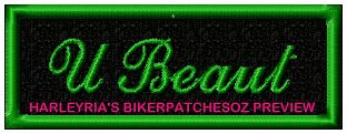 CUSTOM/MADE TO ORDER .... 1 or 2 WORD BIKER PATCH with BLACK BACK GROUND