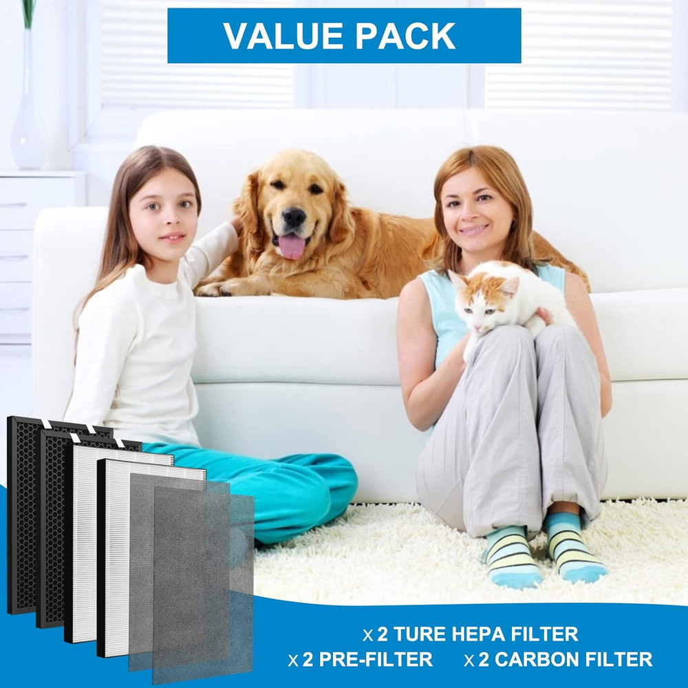 Air220 Air320 Filter Replacement HEPA Carbon Set Compatible Purifier Pack