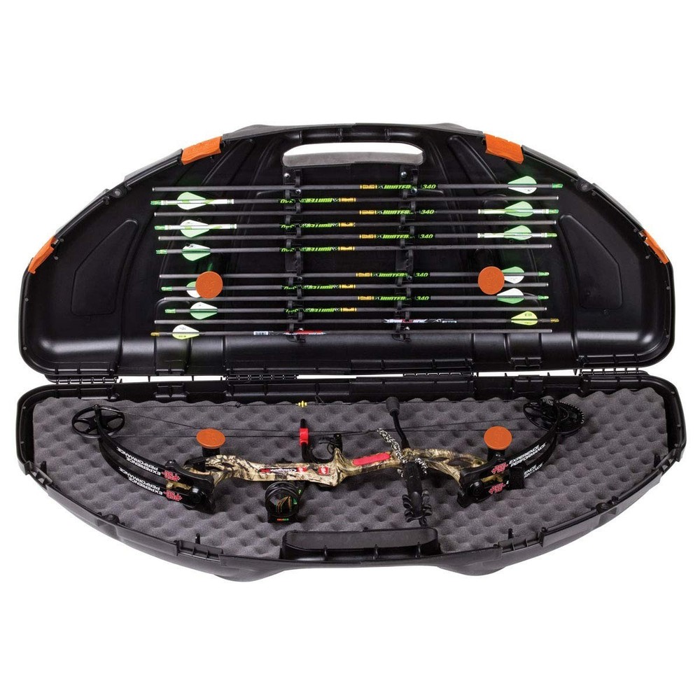 Rugged Outdoors Bow Storage Case with Hook & Loop Tie-down and Ergonomic Handle