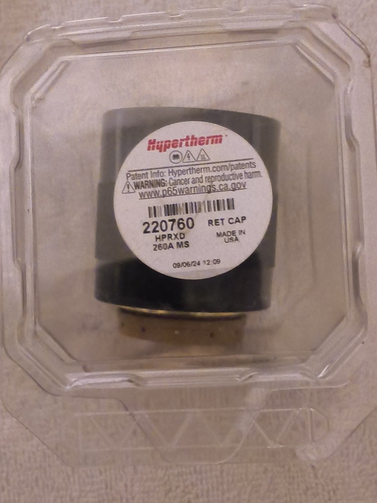 Genuine Hypertherm Equivalent 220760 Nozzle Retaining Cap