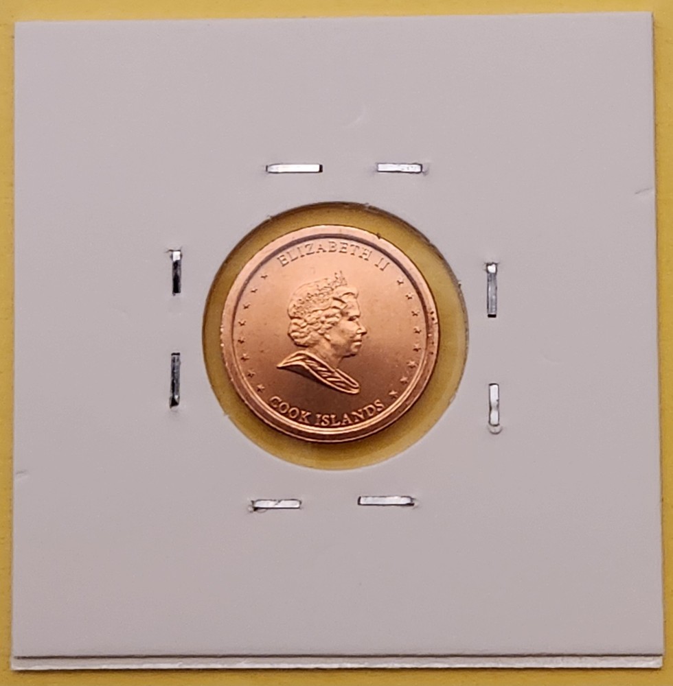 Cook Islands coin, 1 Cent, 2010