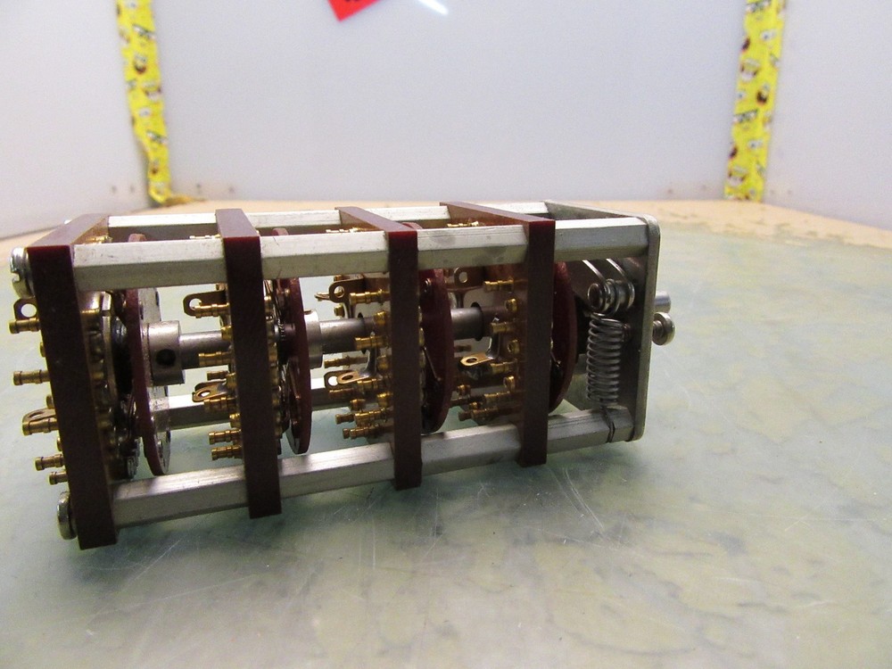tech lab v-911893-01f 600-4n4-4 4-deck rotary switch [2*OO-46]