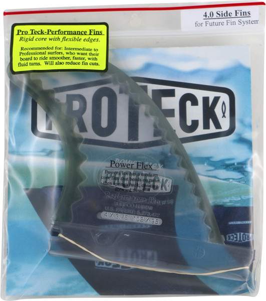 Proteck Pwr-Flex Ffs Side 4.0 Clear/Black Surfboard FIN