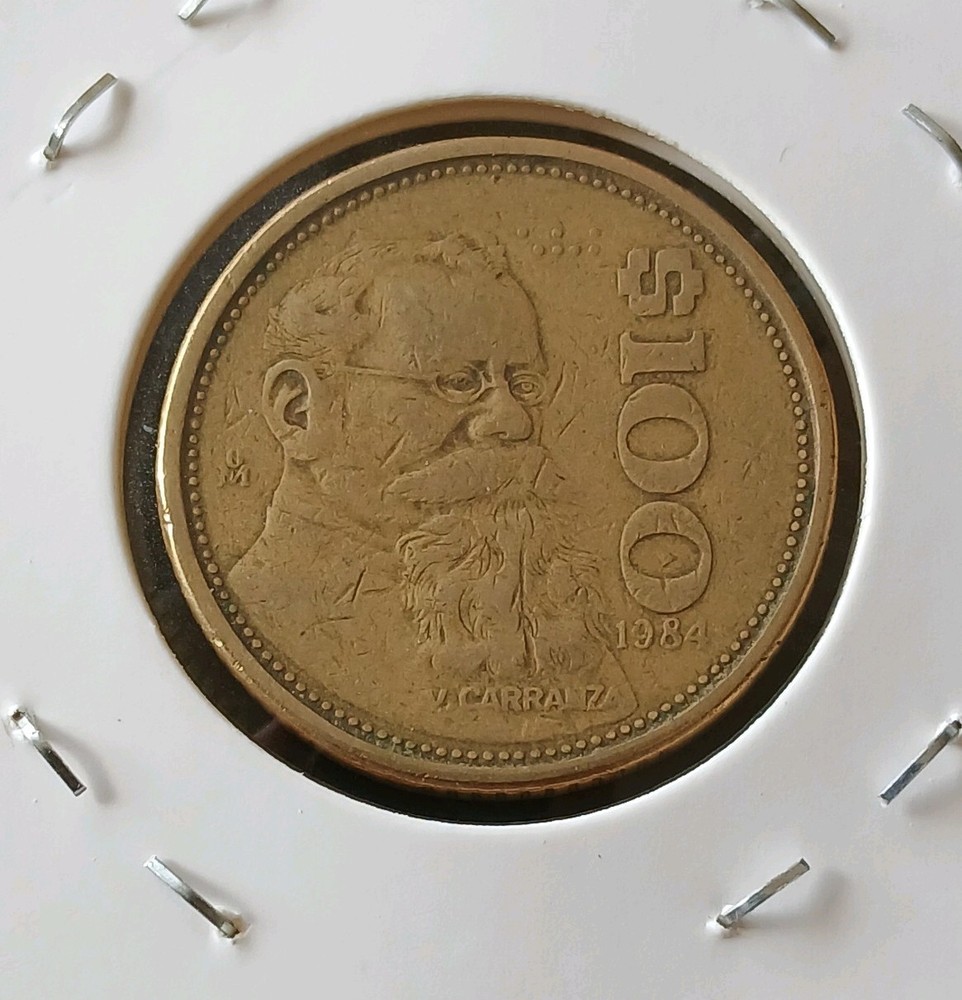 1984 Mexico 100 Pesos Coin