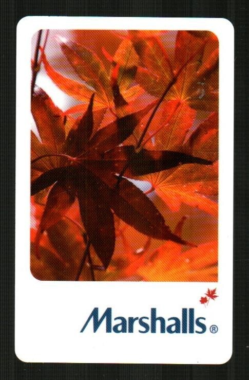 MARSHALLS Autumn Leaves ( 2006 ) Gift Card ( $0 )