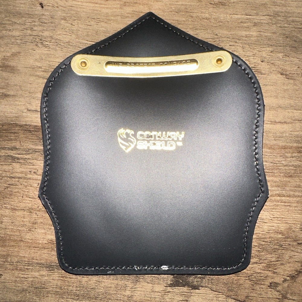 Leather Firefighter Helmet Shield