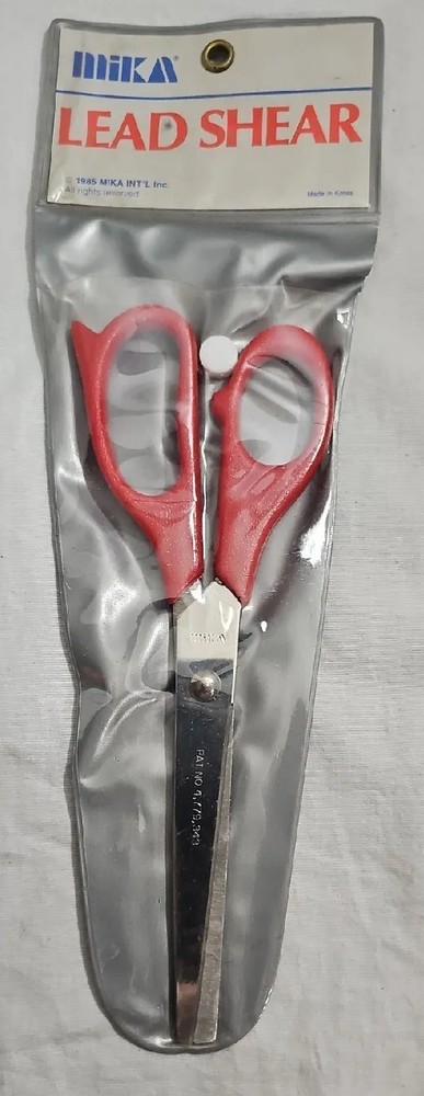 Mika Lead Pattern Shears Scissors for Stained Glass