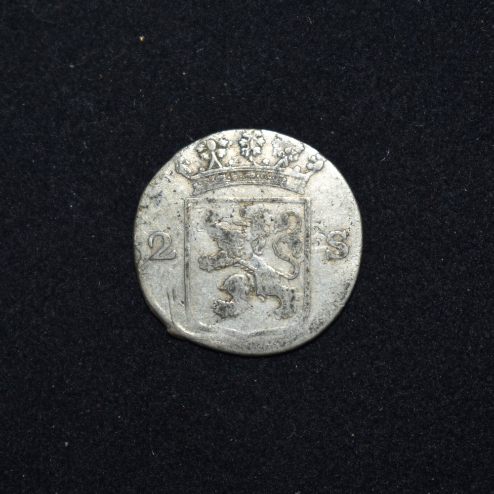 1733* 2 Stuivers Hollandia