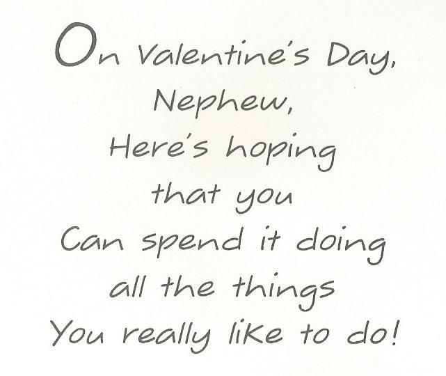 Happy Valentine's Day, Nephew! (V1)