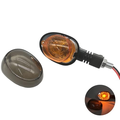 2Pcs Motorcycle Turn Signals Indicator Light Compatible With Buell Blast 2000