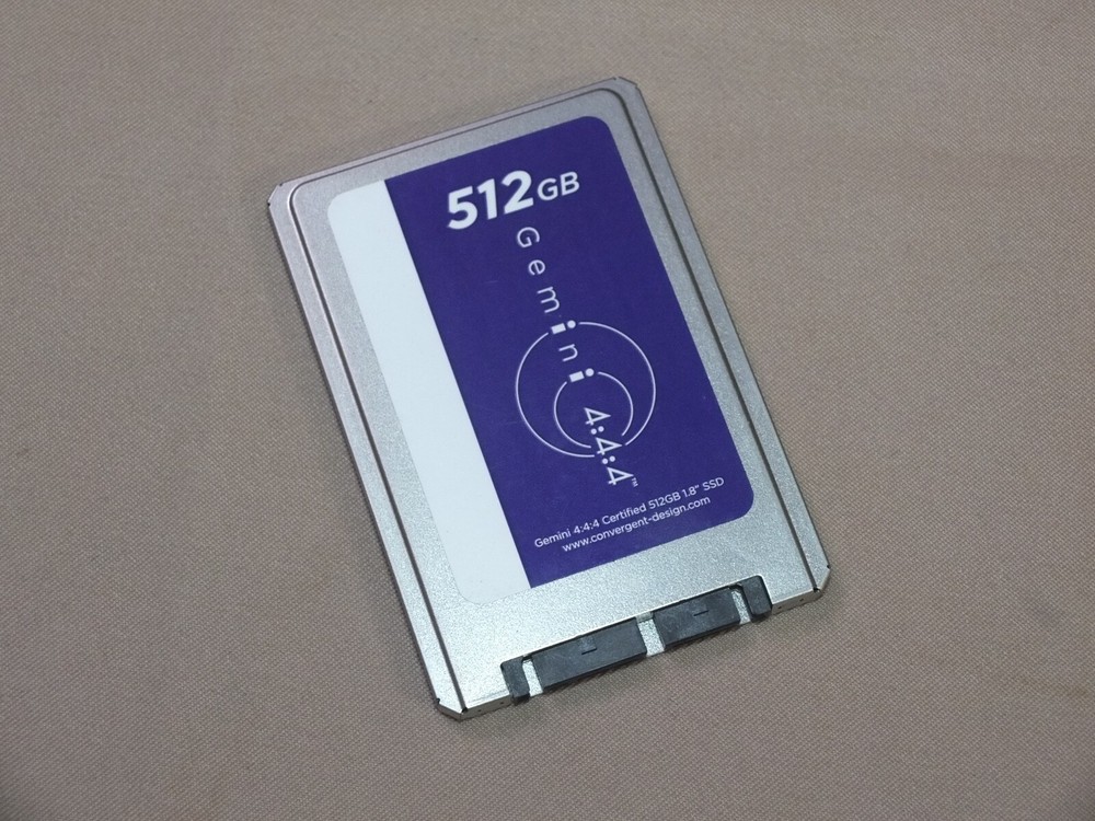 GEMINI 4:4:4 512GB SSD DRIVE FOR RECORDER