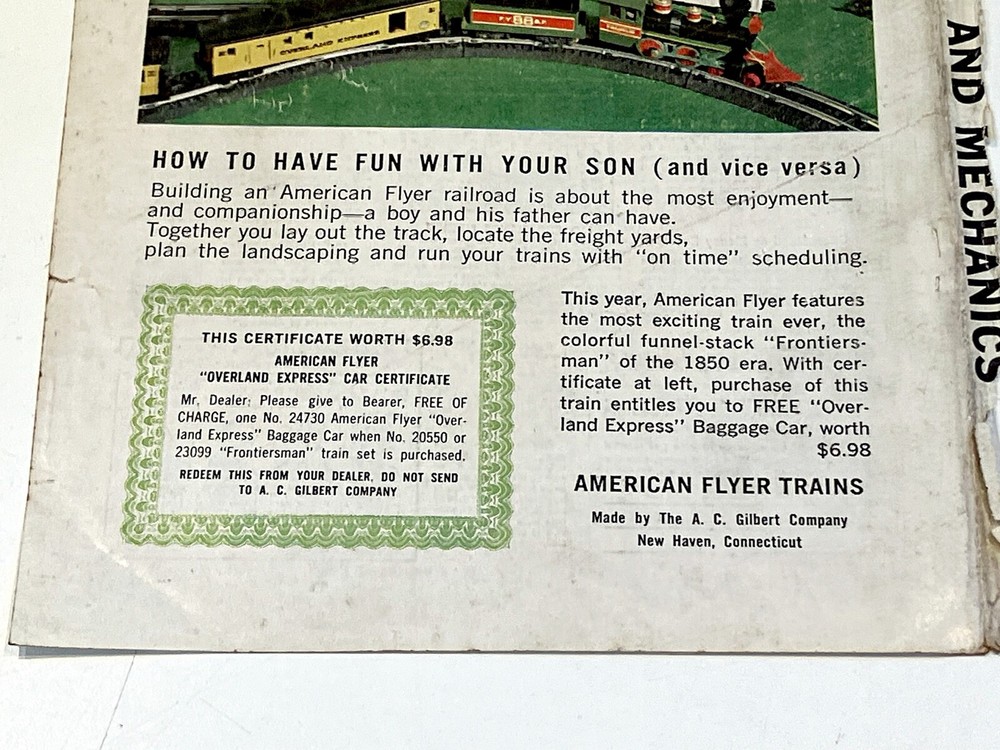 1959 Science and Mechanics American Flyer Train Feature